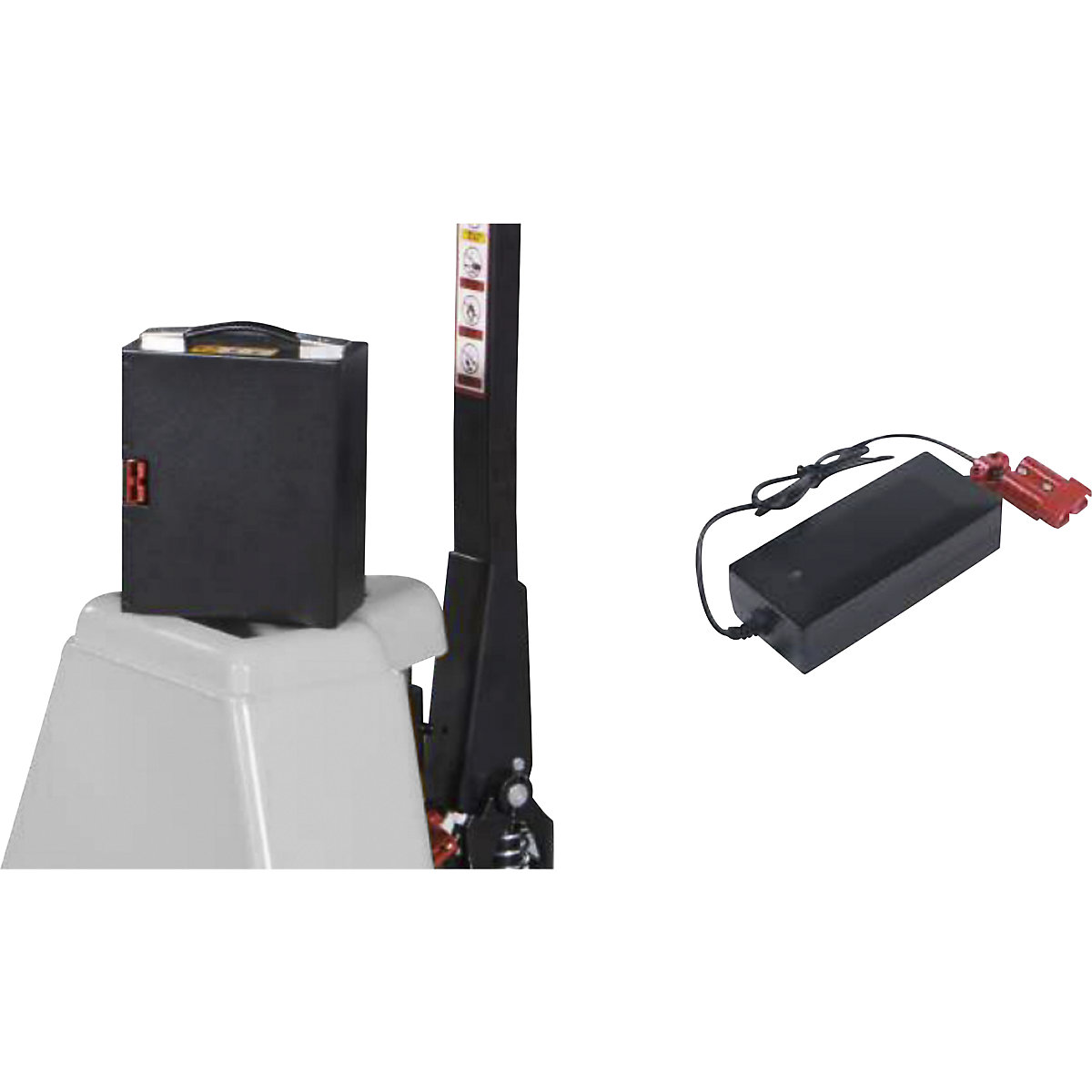 Spare battery charger