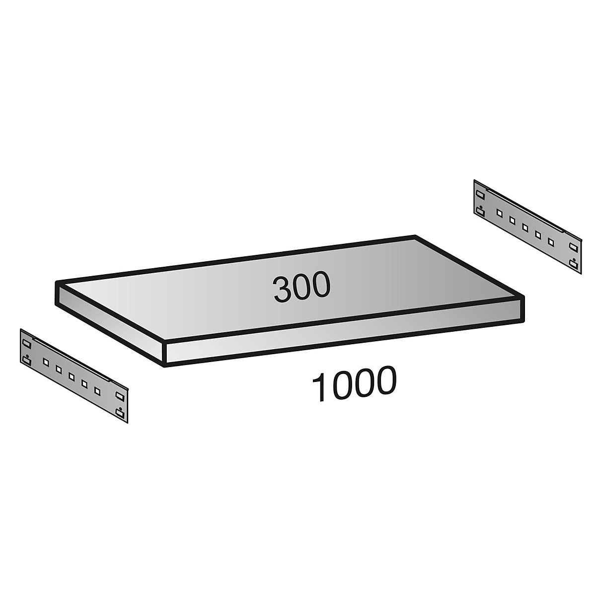 Prateleira para estante industrial