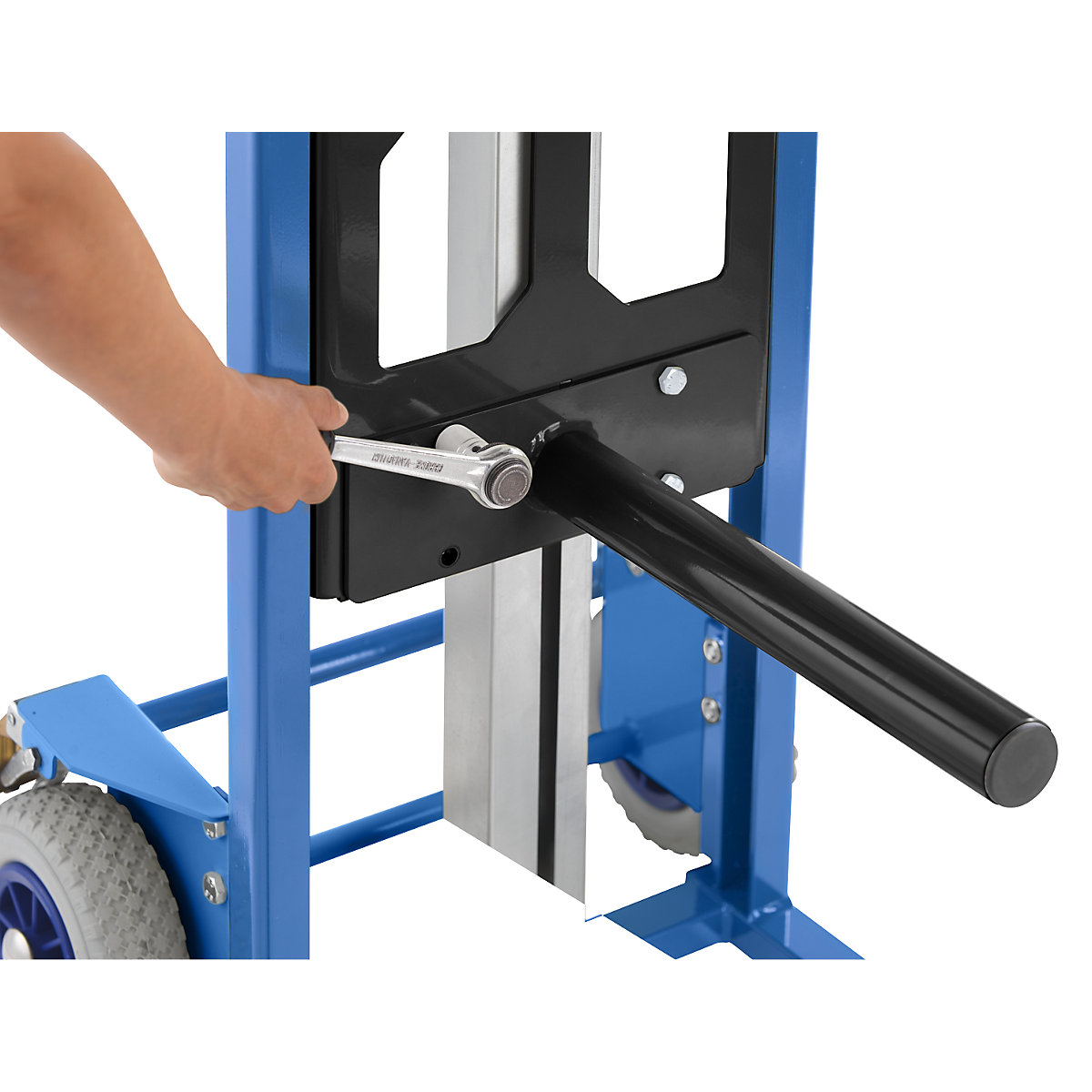 Mandril para aparelho de elevação de material e empilhadora manual – eurokraft pro (Imagem do produto 3)-2