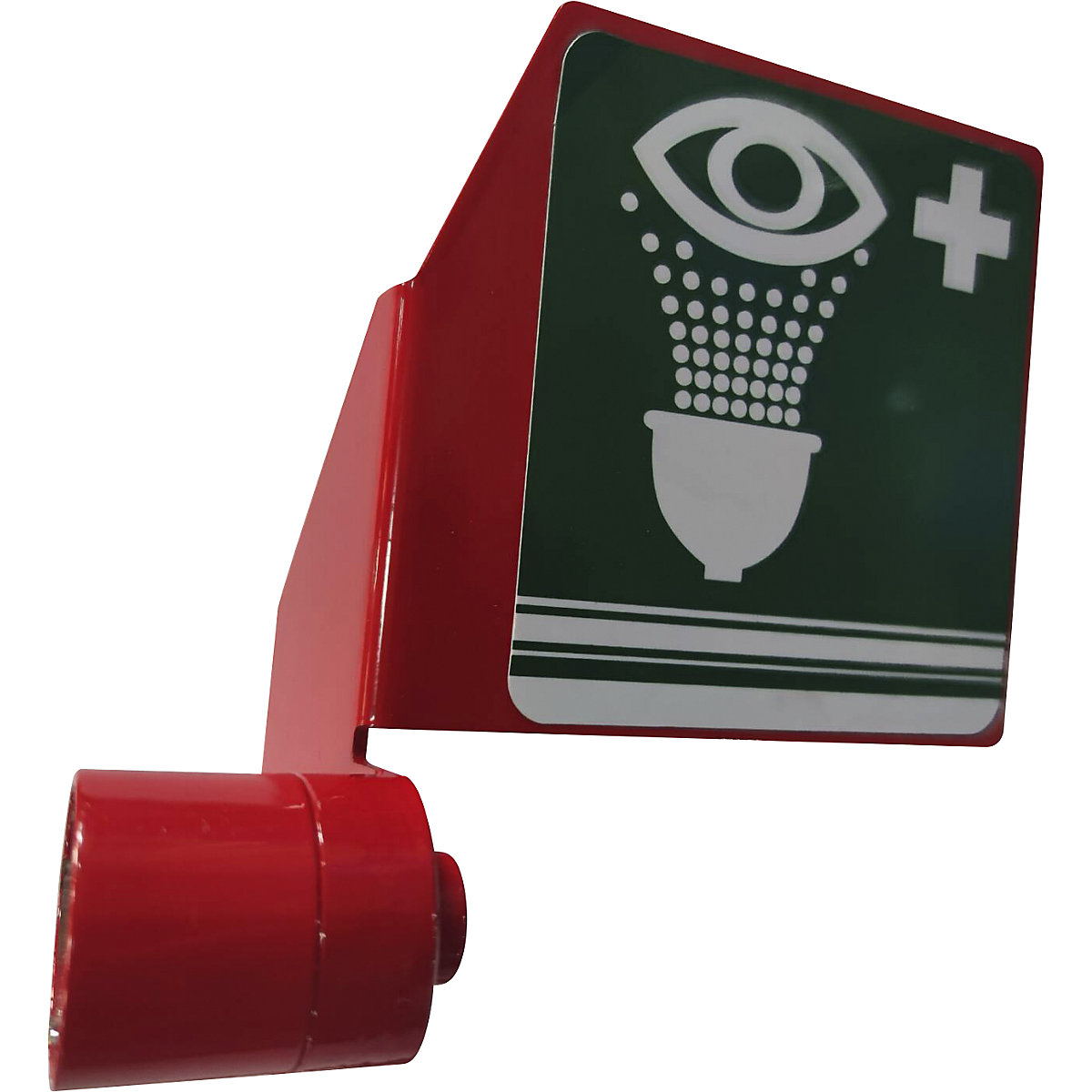 Placa de pressão, para chuveiros de emergência para olhos e corpo, vermelho-2