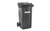 Afvalcontainer van kunststof, conform DIN EN 840
