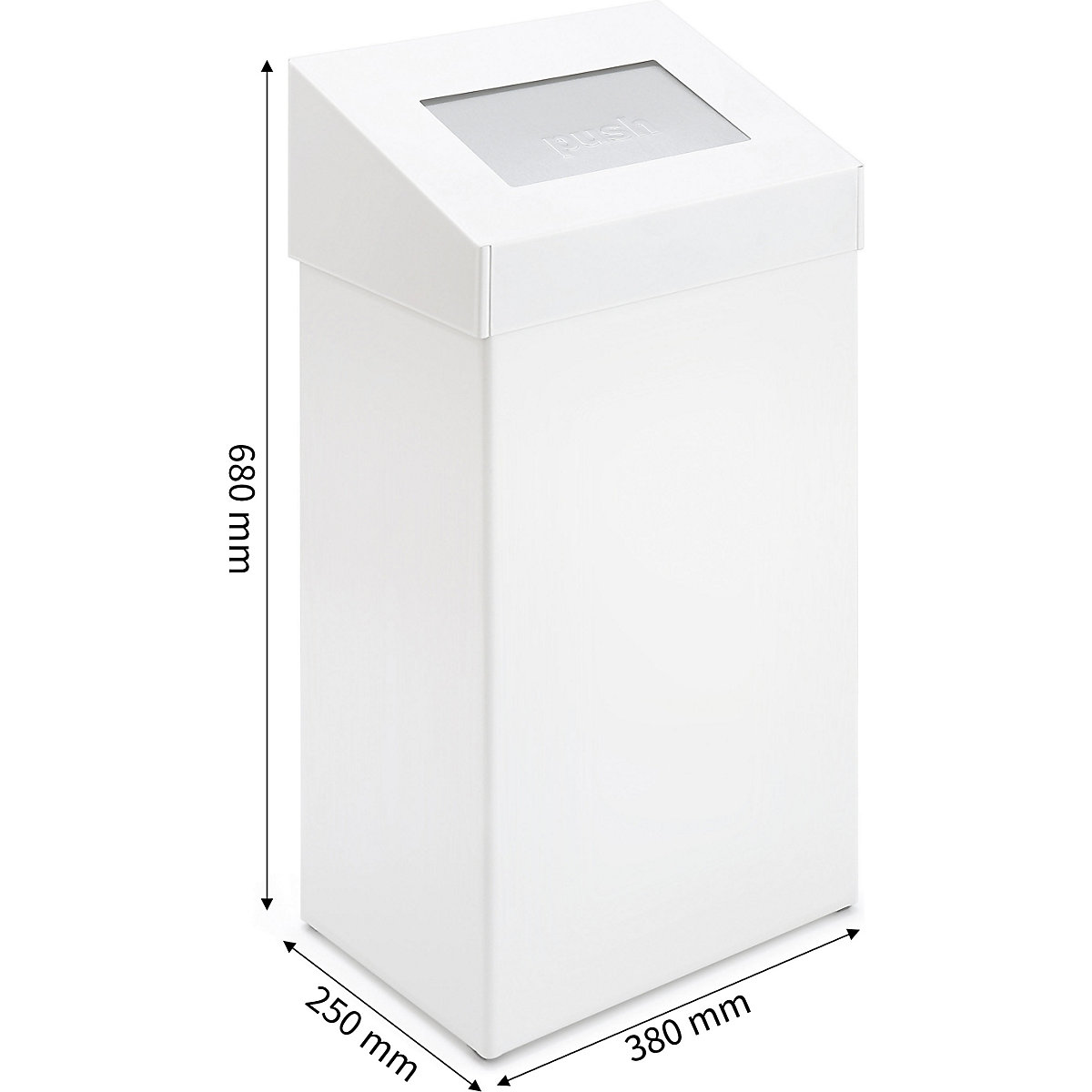 Afvalbak met push-deksel (Productafbeelding 4)-3