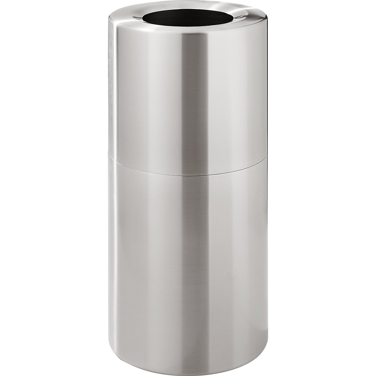 Designer-afvalbak, aluminium