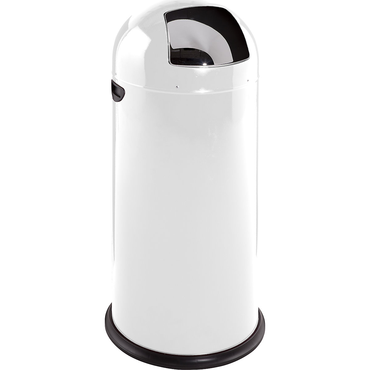 VAR – Push-vuilnisbak, inhoud 52 l, hoogte 890 mm, wit