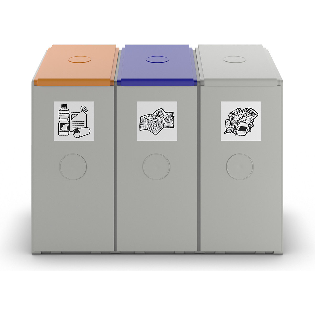 Afvalbak voor kringloopmateriaal van kunststof – VAR (Productafbeelding 6)-5