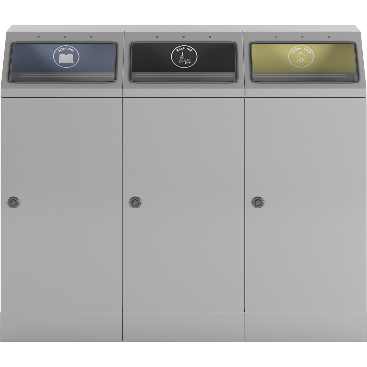 Afvalbak voor kringloopmateriaal, zelfdovend (Productafbeelding 5)-4