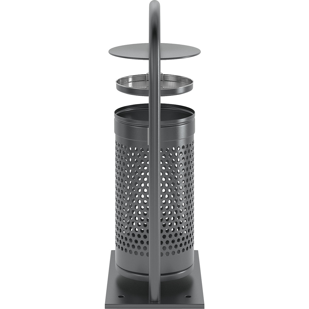 Combi-asbak met buisetage en dak – VAR (Productafbeelding 10)-9