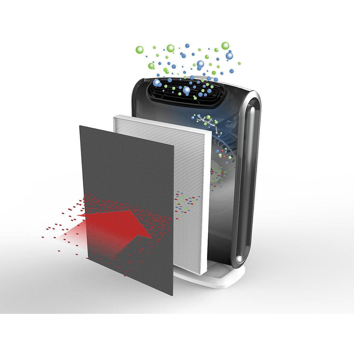 AeraMax® DX95 air purifier – Fellowes: for rooms 18 – 42 m²