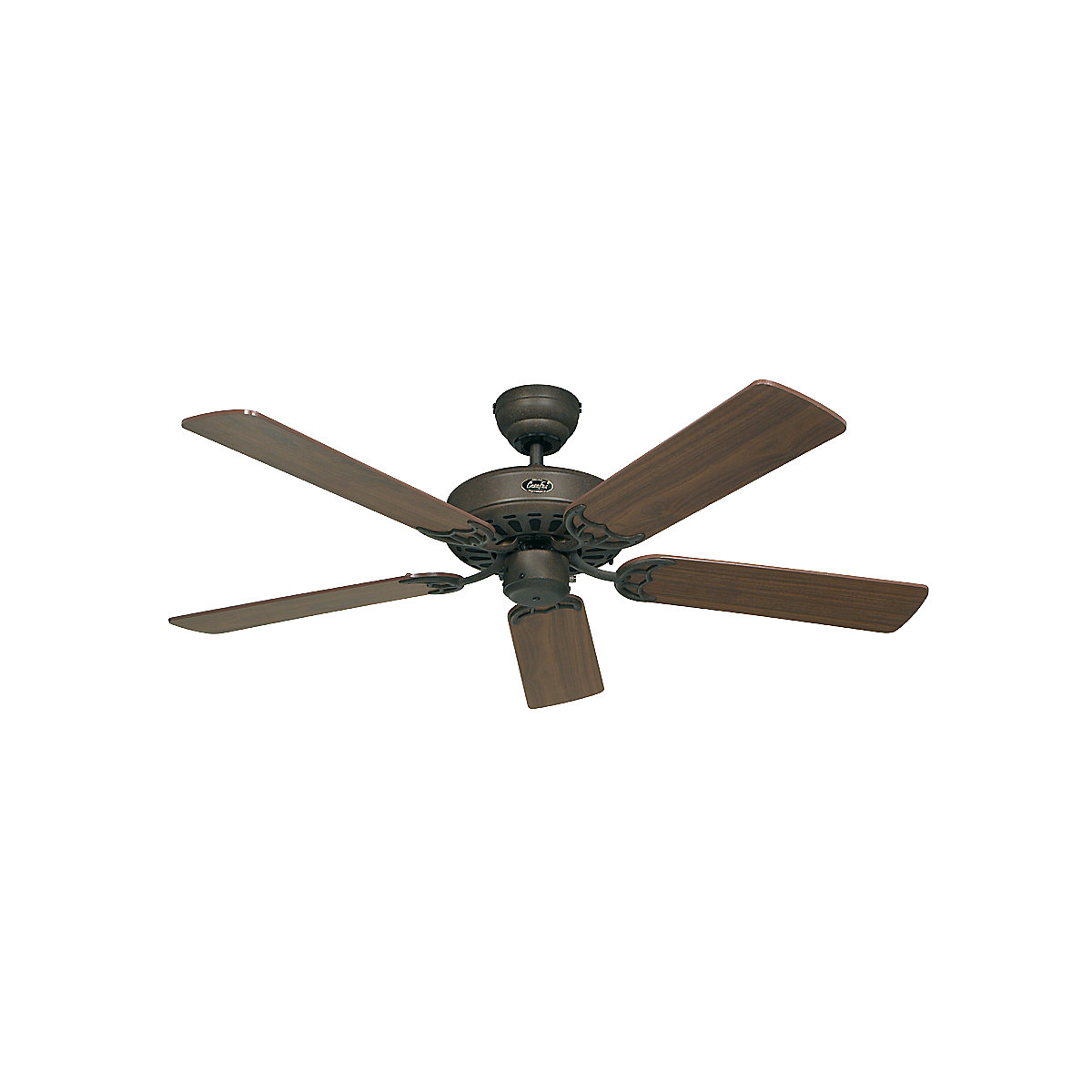 CLASSIC ROYAL ceiling fan, rotor blade Ø 1030 mm, walnut / antique brown / bronze-6