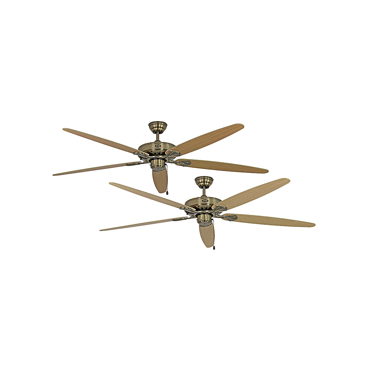 CLASSIC ROYAL ceiling fan, rotor blade Ø 1800 mm, maple / beech / antique brass-4