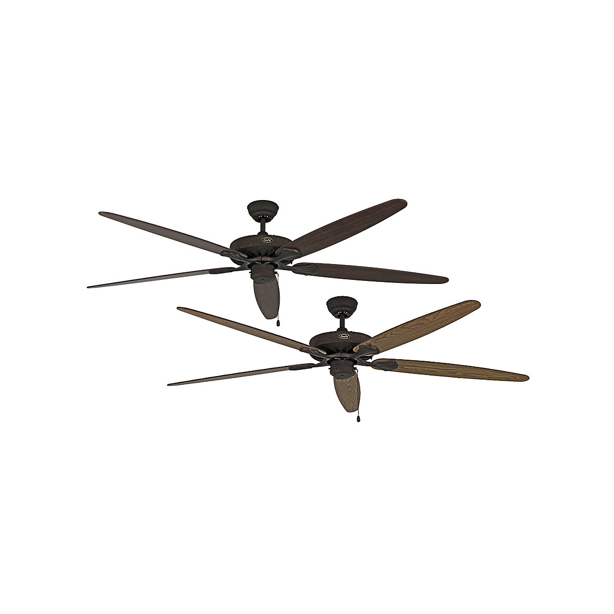 CLASSIC ROYAL ceiling fan, rotor blade Ø 1800 mm, antique oak / walnut / antique brown / bronze-8