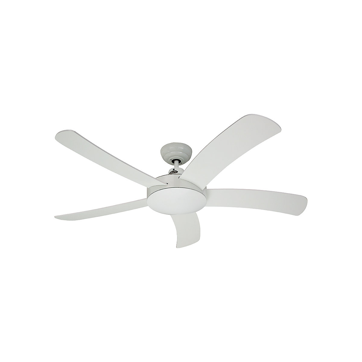 FALCETTO ceiling fan, without remote control, painted white-3
