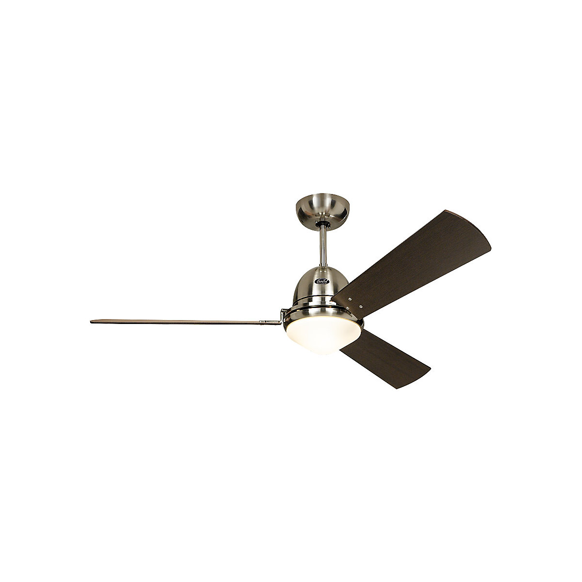 LIBECCIO ceiling fan, without remote control, cherry / maple / wenge / pine / brushed chrome-2