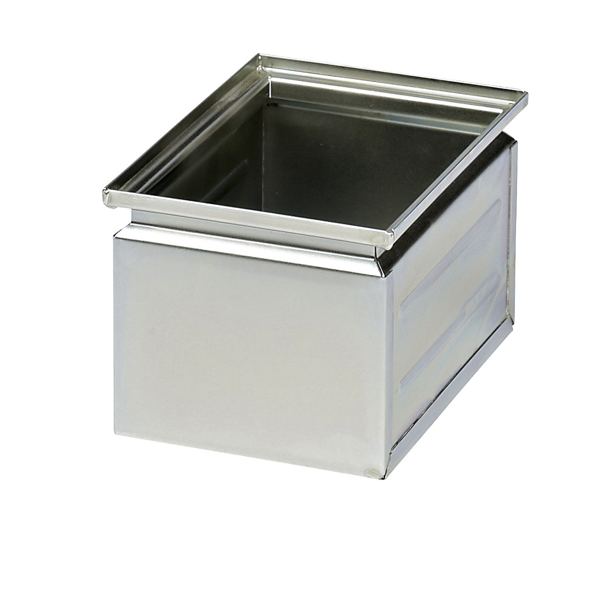 Caja apilable de chapa de acero