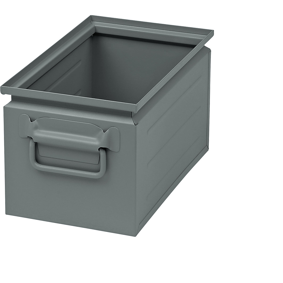 Caja apilable de chapa de acero