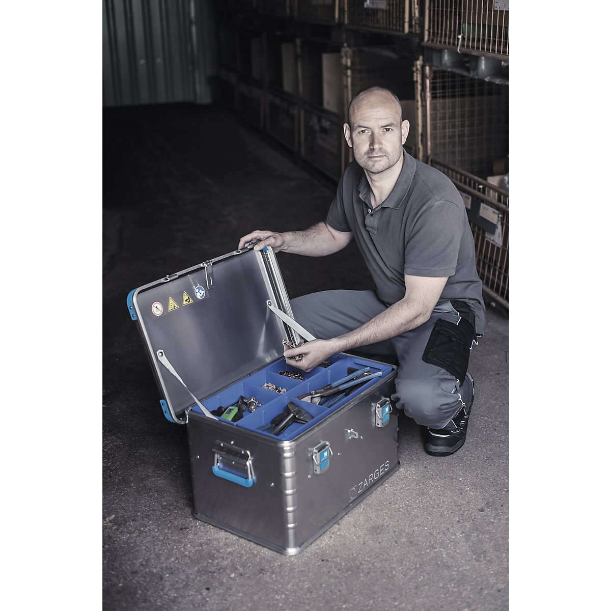Caja para herramientas de aluminio Eurobox – ZARGES (Imagen del producto 6)-5