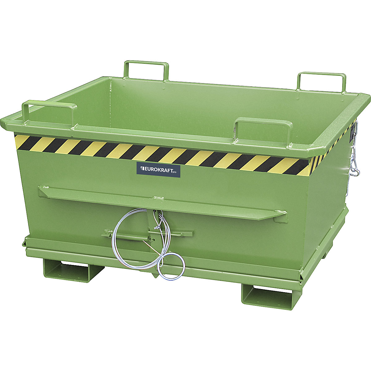 Contenedor cónico con trampilla &ndash; eurokraft pro