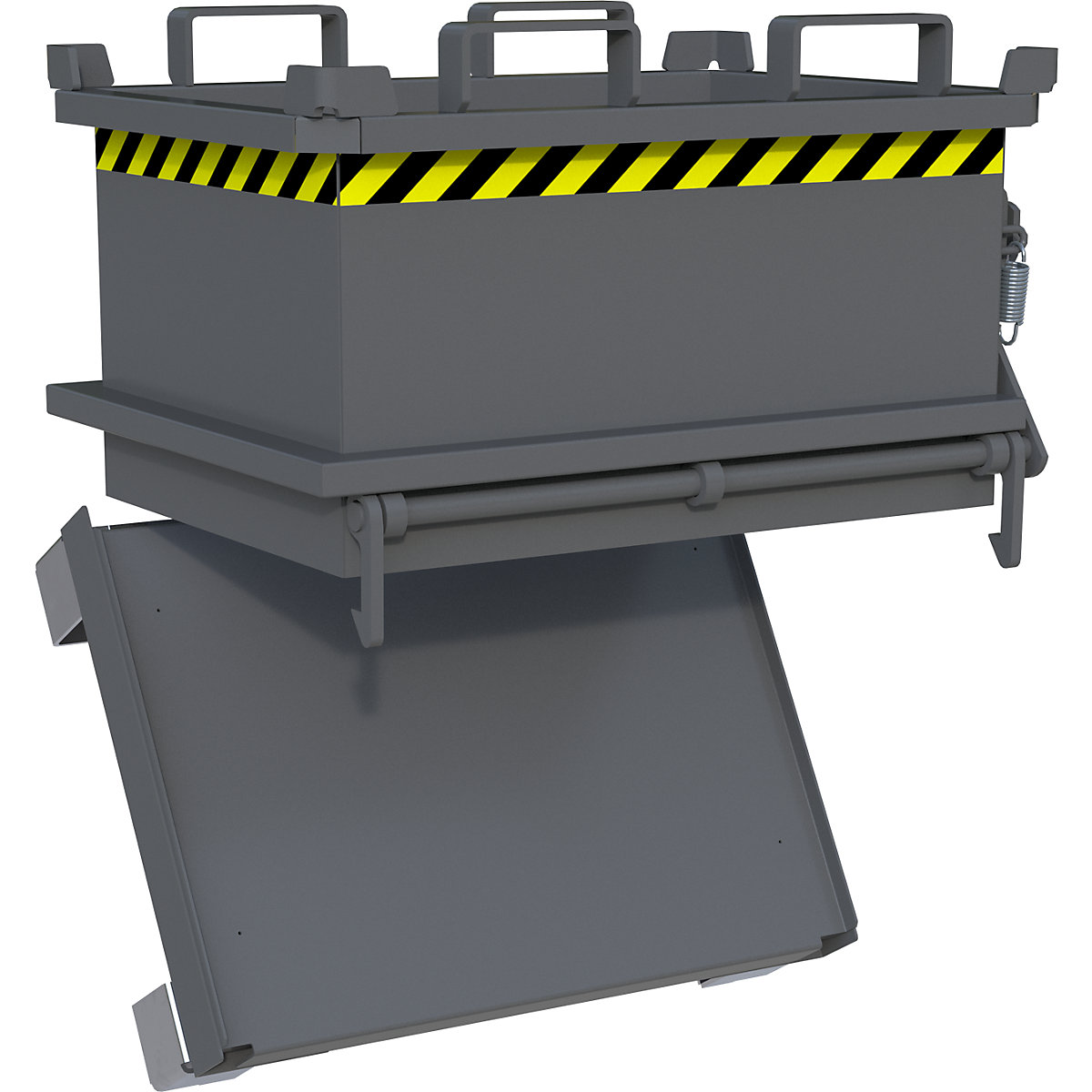 Contenedor con trampilla – eurokraft pro (Imagen del producto 9)-8