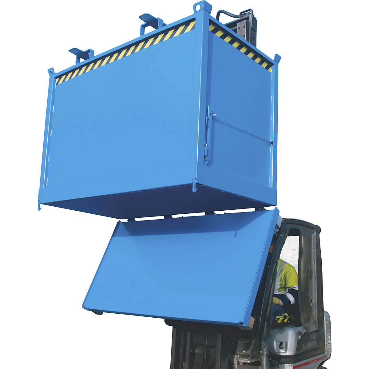 Contenedor con trampilla – eurokraft pro (Imagen del producto 8)-7