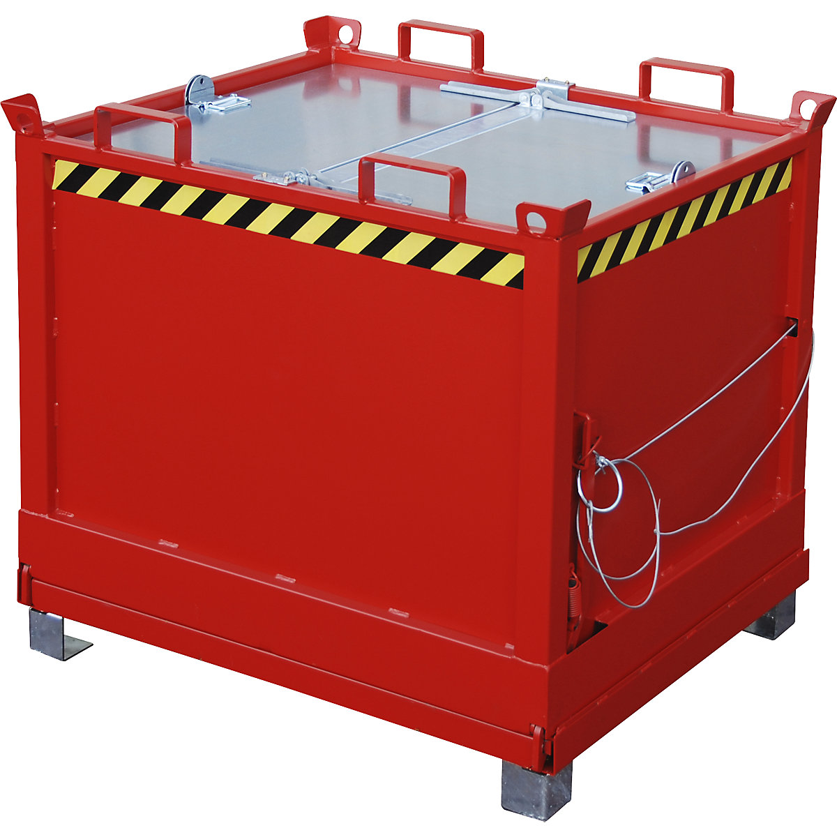 Contenedor con trampilla – eurokraft pro (Imagen del producto 5)-4