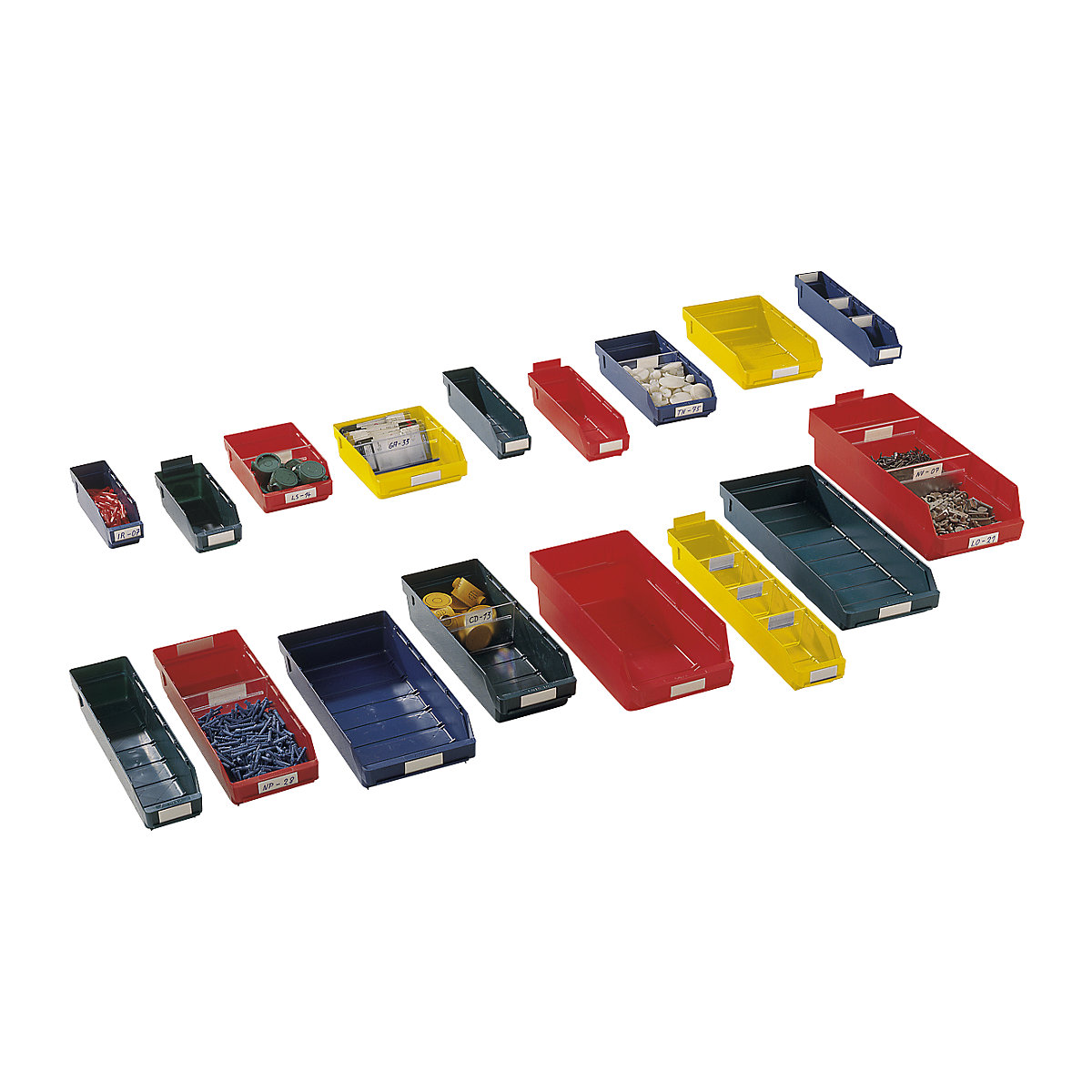 Caja para estanterías de polipropileno a prueba de golpes – STEMO (Imagen del producto 2)-1