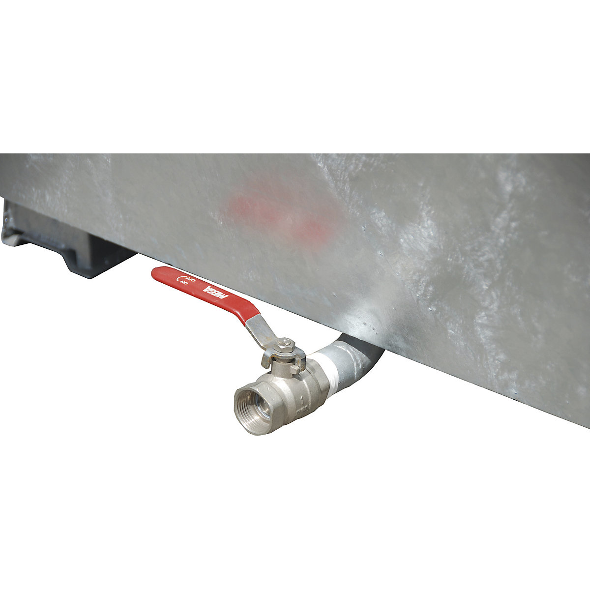 Volquete apilable para virutas BSL con balda de chapa perforada – eurokraft pro (Imagen del producto 3)-2