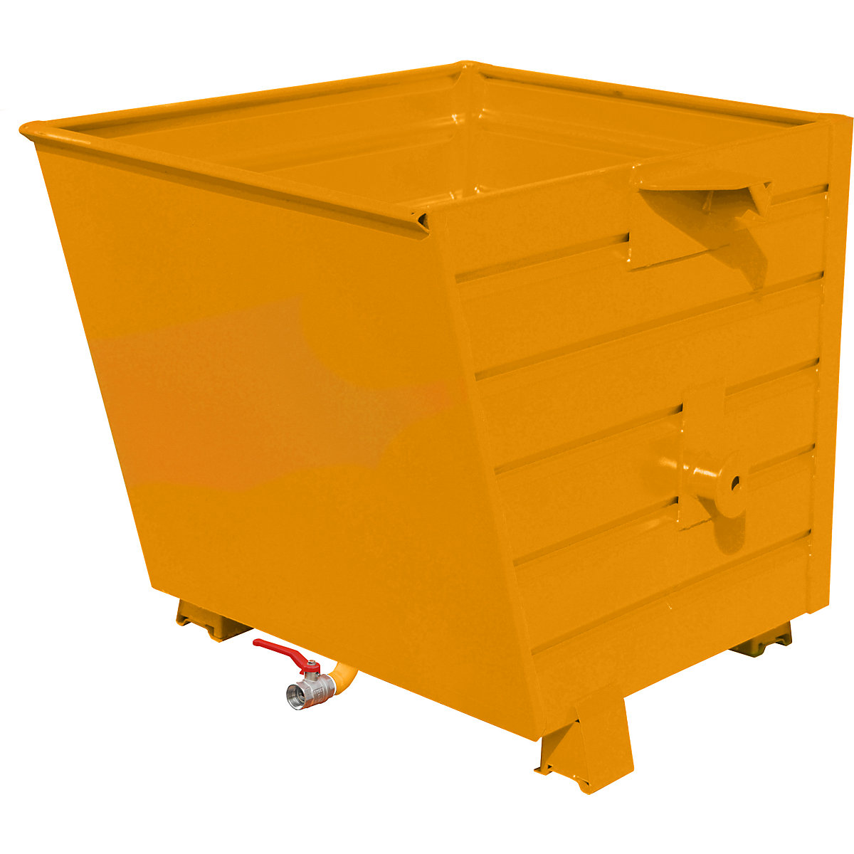 Volquete apilable para virutas BSL con balda de chapa perforada &ndash; eurokraft pro