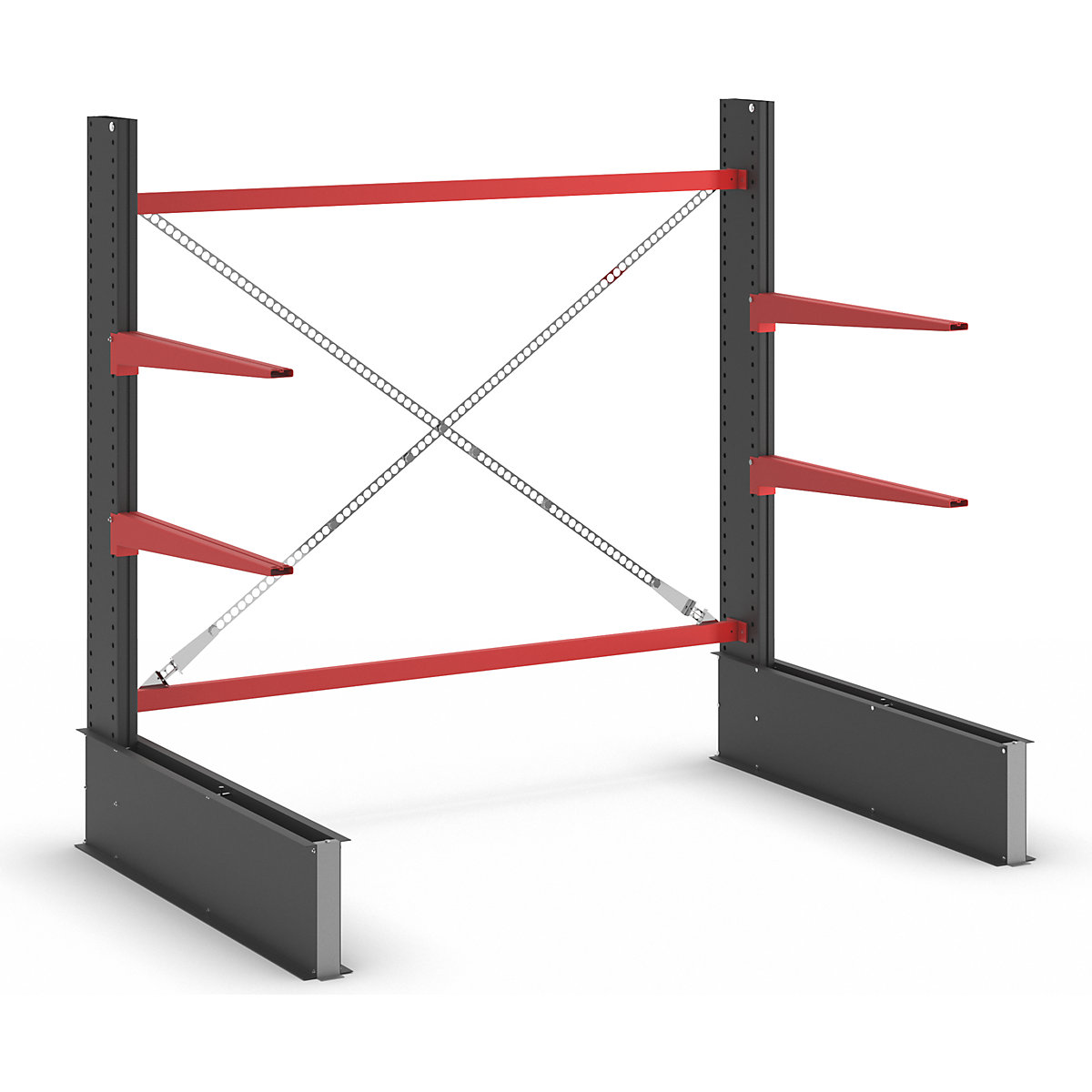 Estantería de brazos pesada Attillo