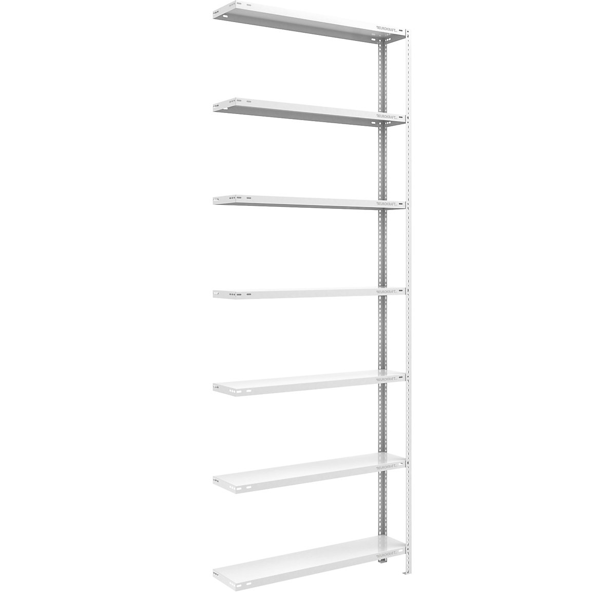 Estantería atornillable, construcción ligera, galvanizada &ndash; eurokraft pro