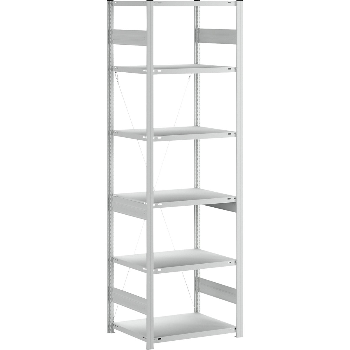 Estantería ensamblable, construcción semipesada &ndash; eurokraft pro