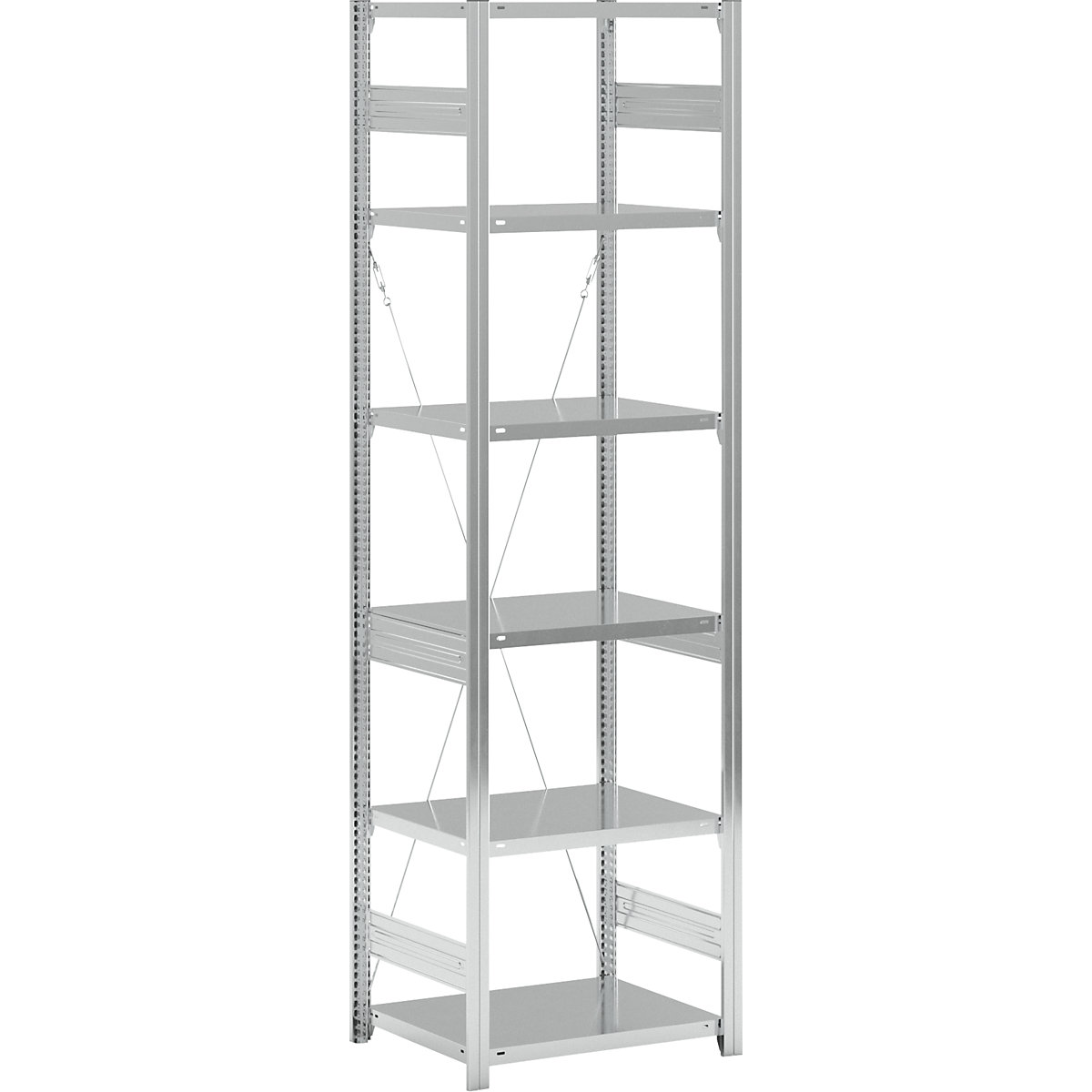 Estantería ensamblable, construcción semipesada &ndash; eurokraft pro