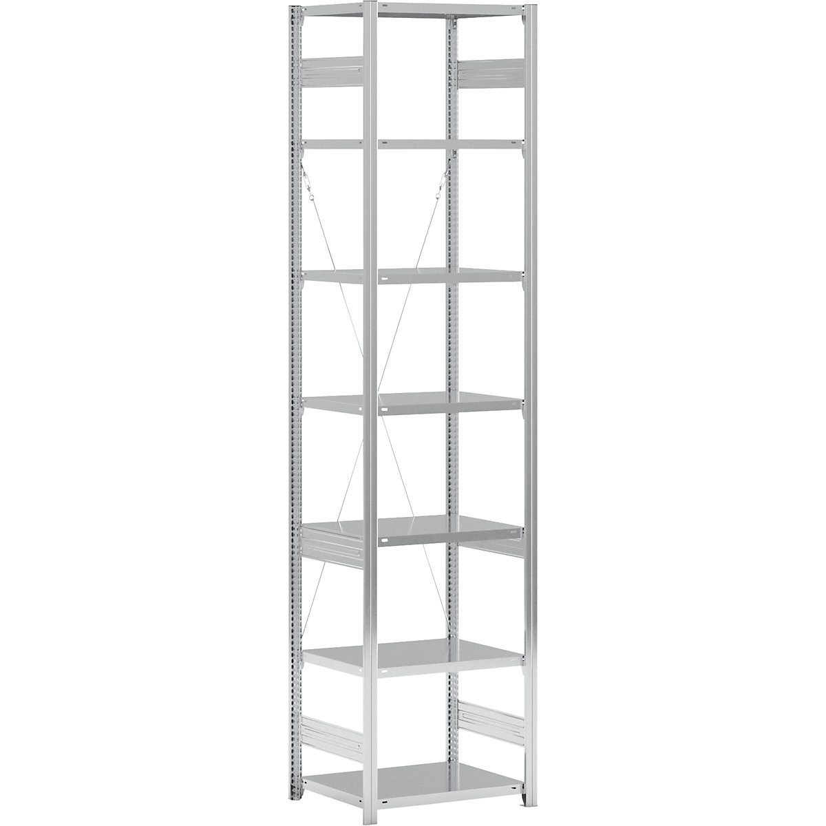 Estantería ensamblable, construcción semipesada &ndash; eurokraft pro