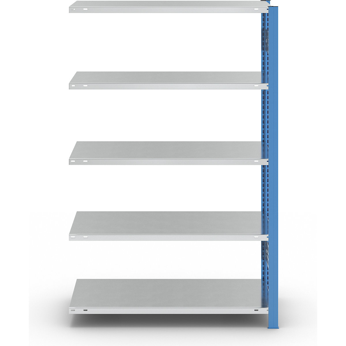 Estantería ensamblable de almacén, postes azules, baldas galvanizadas – eurokraft pro (Imagen del producto 10)-9