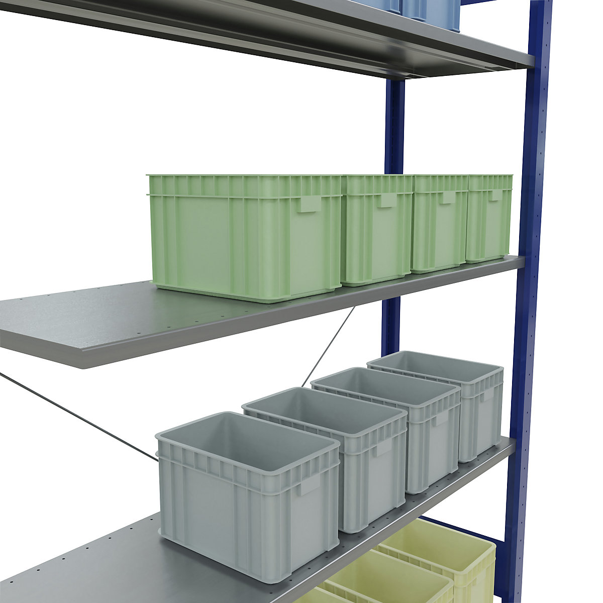 Estantería ensamblable – eurokraft pro (Imagen del producto 11)-10