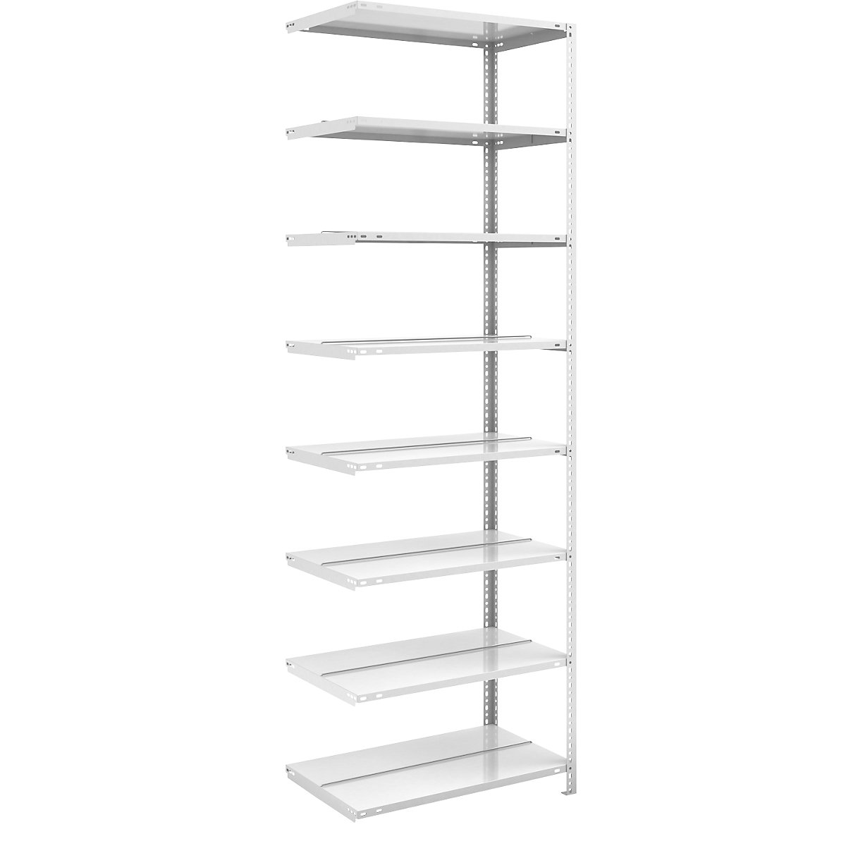 Estantería atornillable para archivadores, en gris luminoso RAL 7035 &ndash; hofe