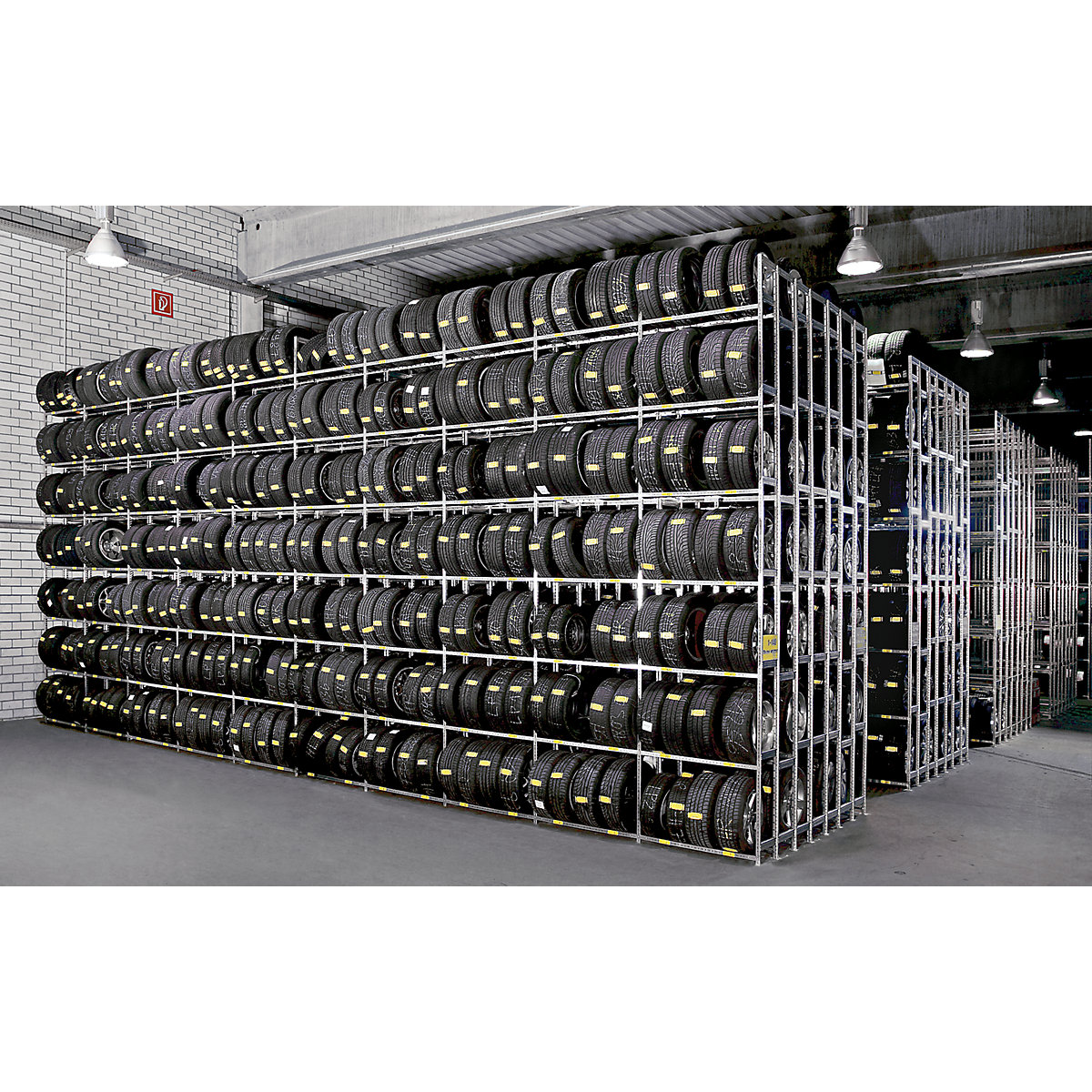 Estantería para neumáticos, galvanizada (Imagen del producto 2)-1