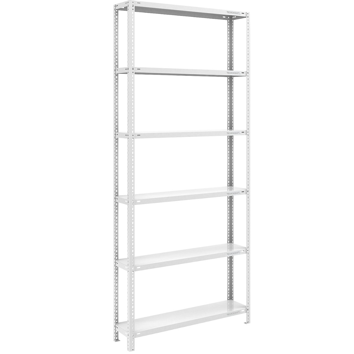 Estantería atornillable para cargas pesadas, gris luminoso RAL 7035 &ndash; eurokraft pro