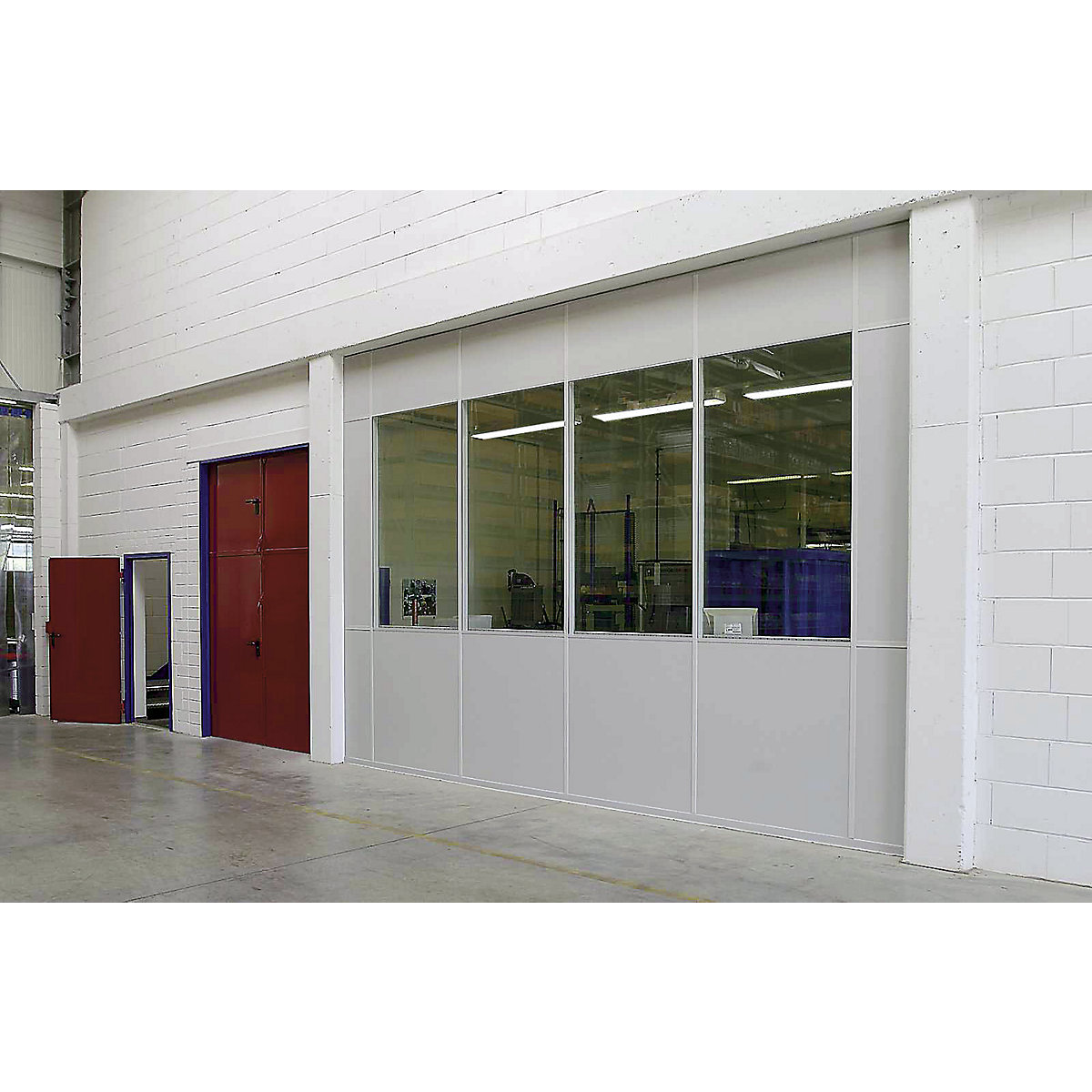 Pared separadora modular, flexible, grosor de pared 82 mm (Imagen del producto 5)-4