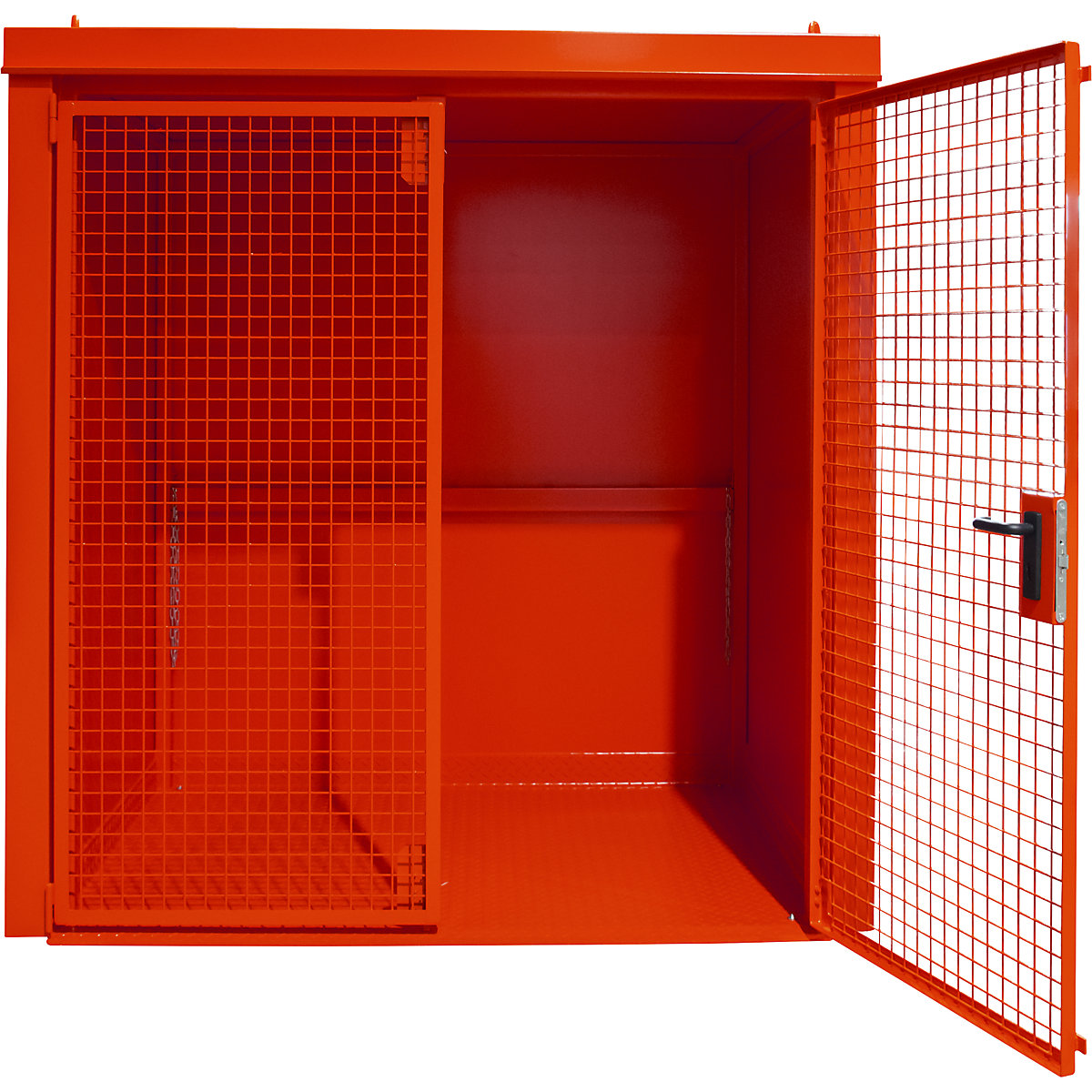 Contenedor para bombonas de gas, resistente al fuego – eurokraft pro (Imagen del producto 11)