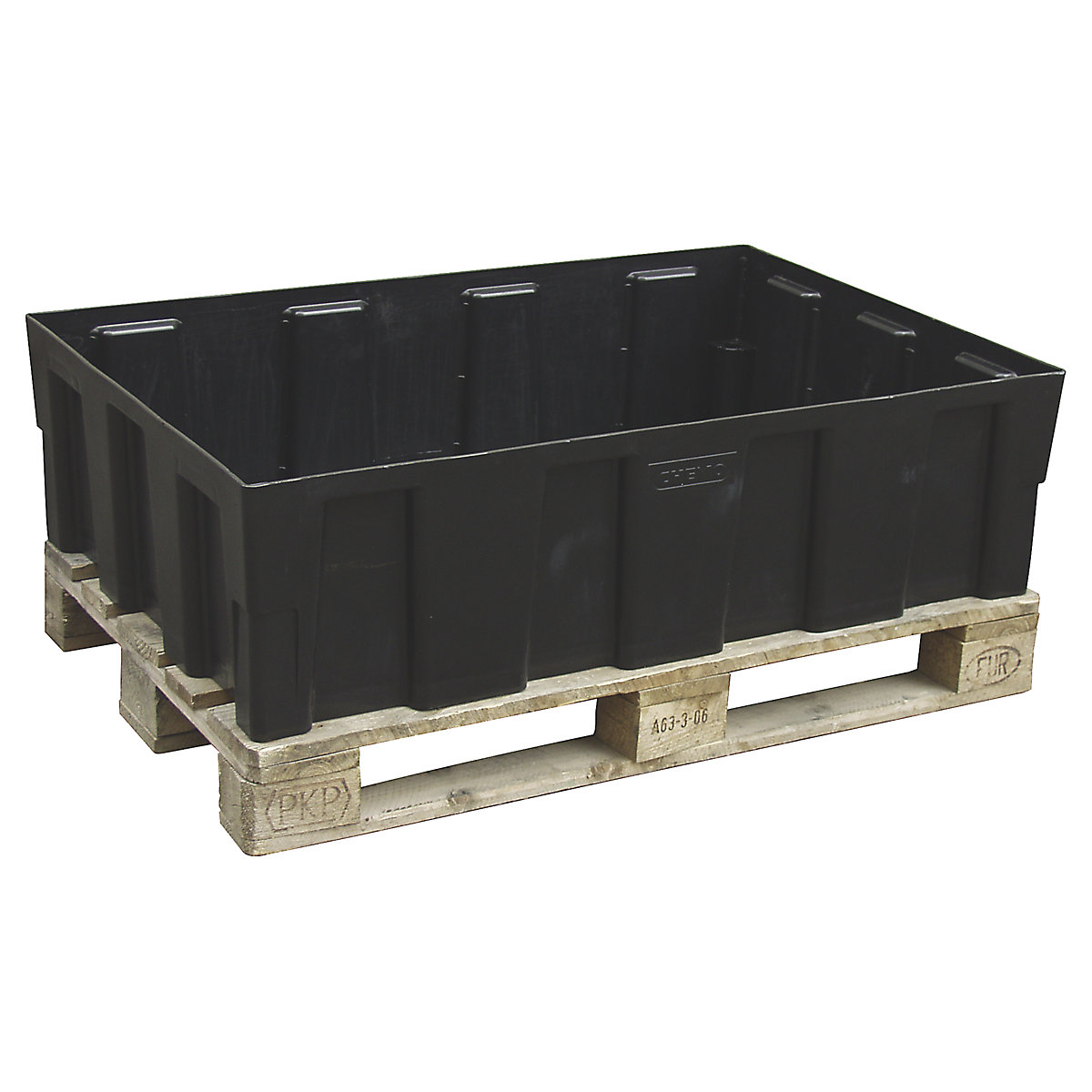 Cubeta colectora de PE para bidones de 200 litros – CEMO (Imagen del producto 2)-1