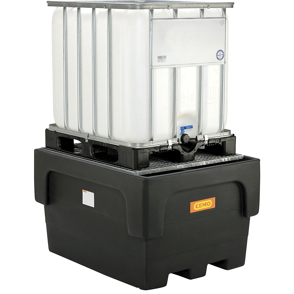 Cubeta colectora de PE para contenedores depósito IBC/KTC – CEMO (Imagen del producto 6)-5