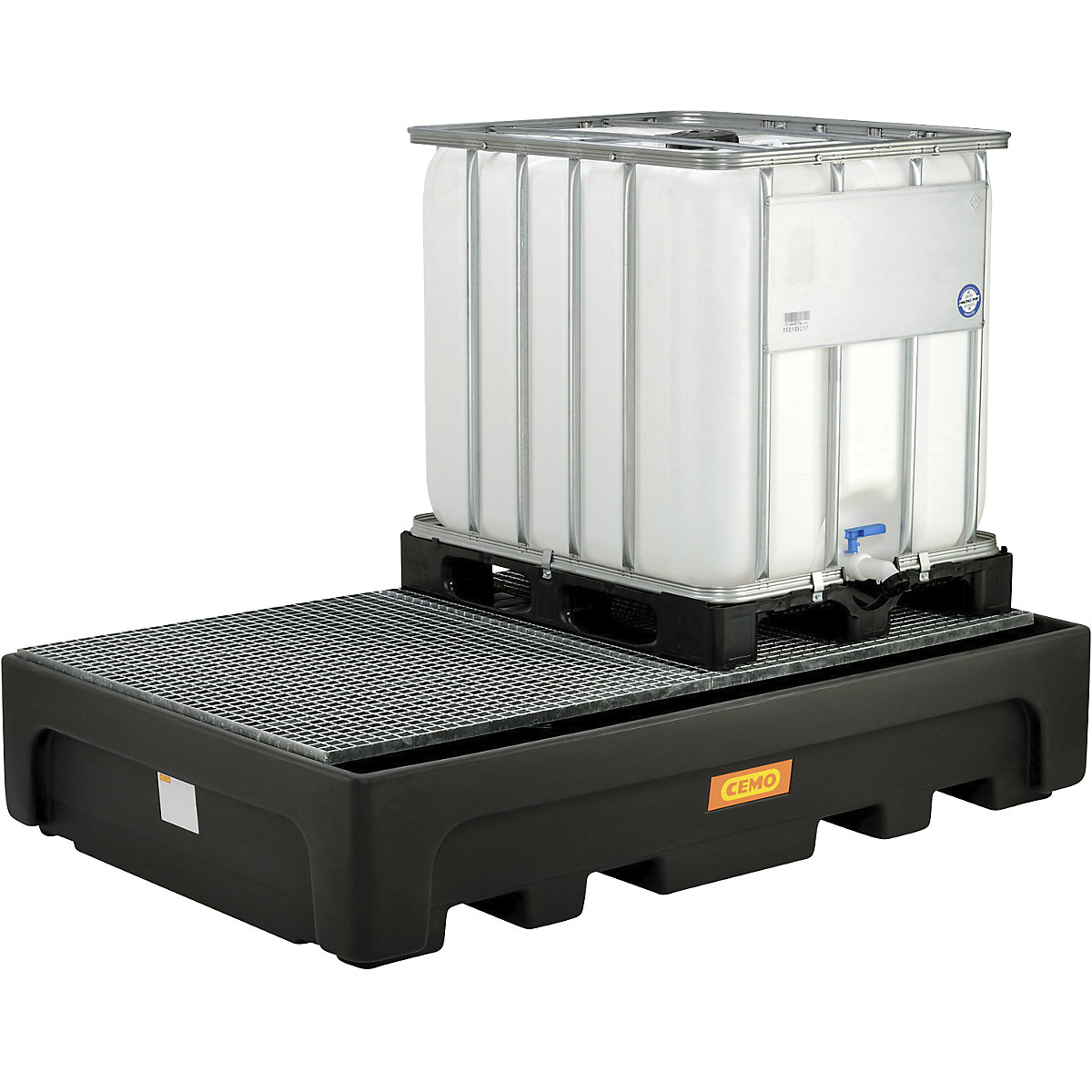 Cubeta colectora de PE para contenedores depósito IBC/KTC – CEMO (Imagen del producto 6)-5