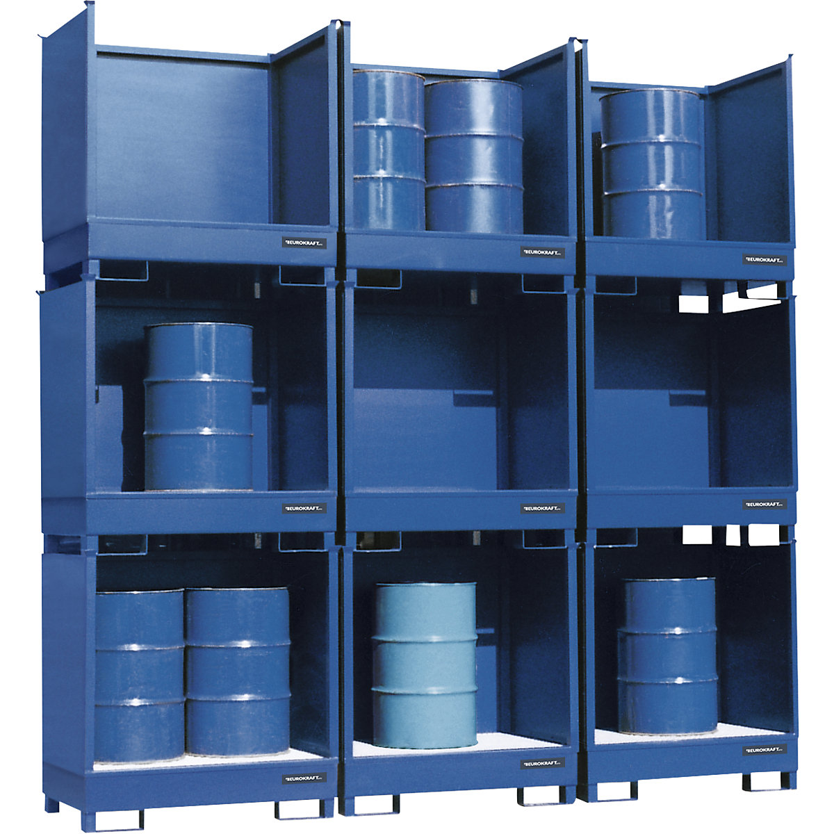 Cubeta colectora para bidones para el transporte y almacenamiento – eurokraft pro (Imagen del producto 2)-1