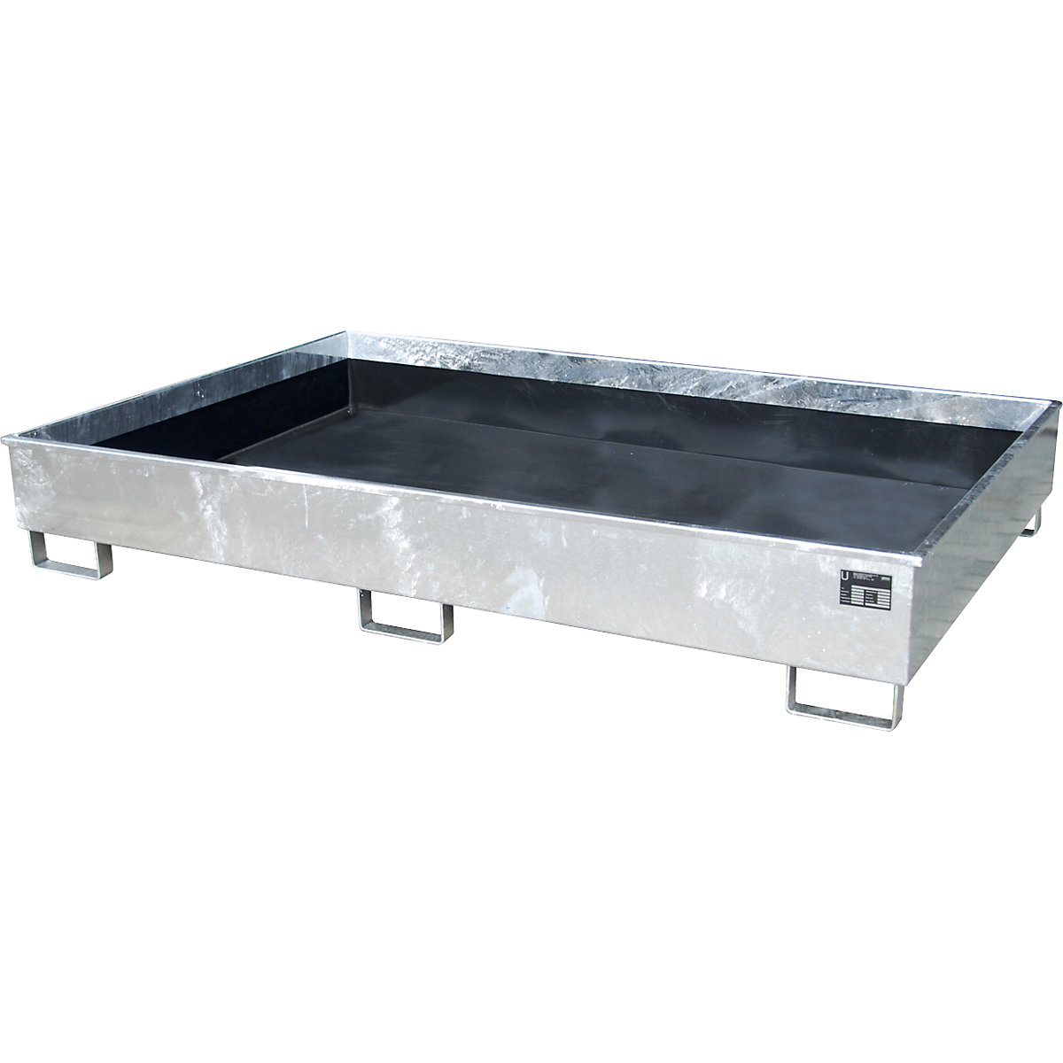 Cubeta de fondo con recipiente interior de PE para estanterías &ndash; eurokraft pro