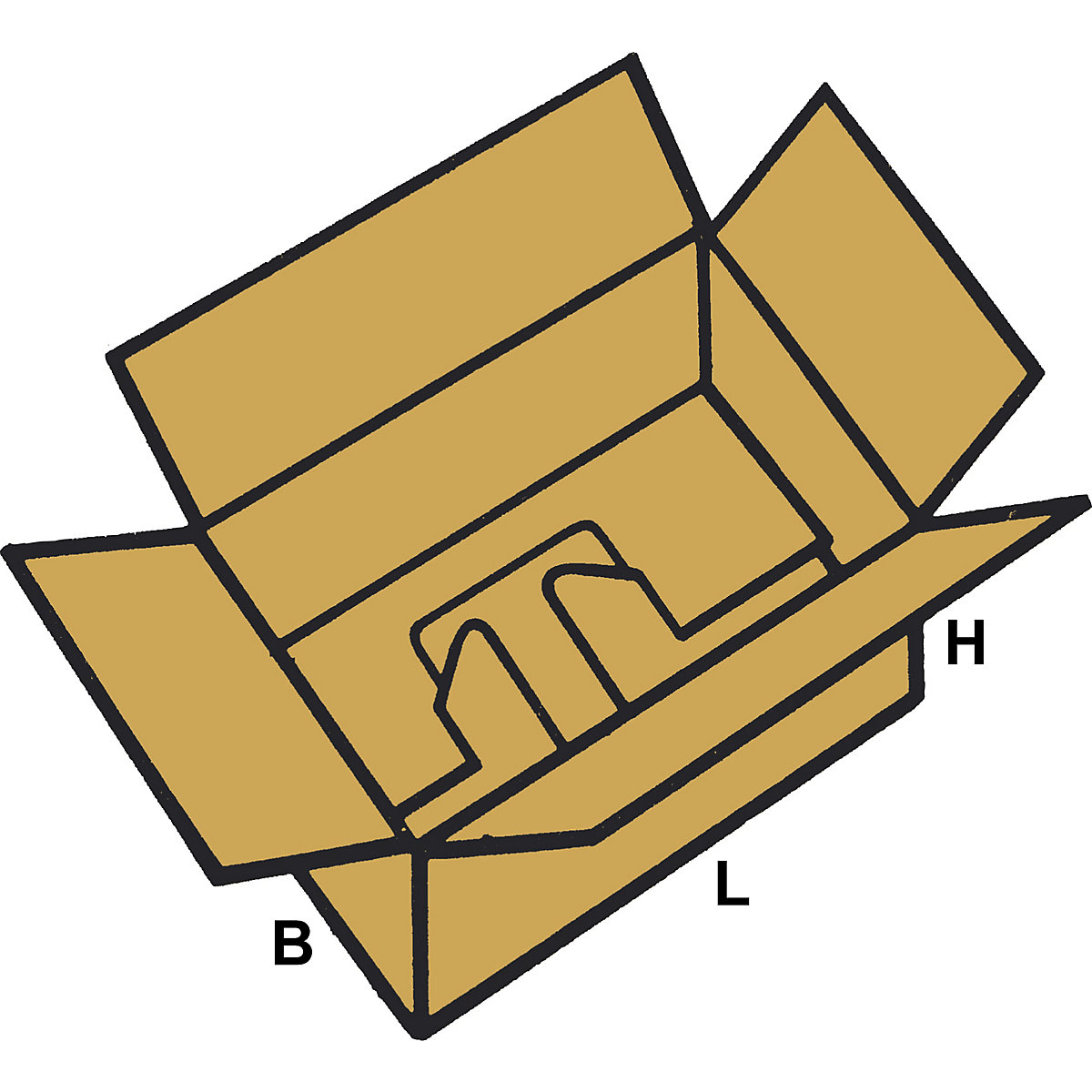 EUROKRAFTbasic – Cutie de carton pliantă SPEEDBOX (Imagine produs 12)