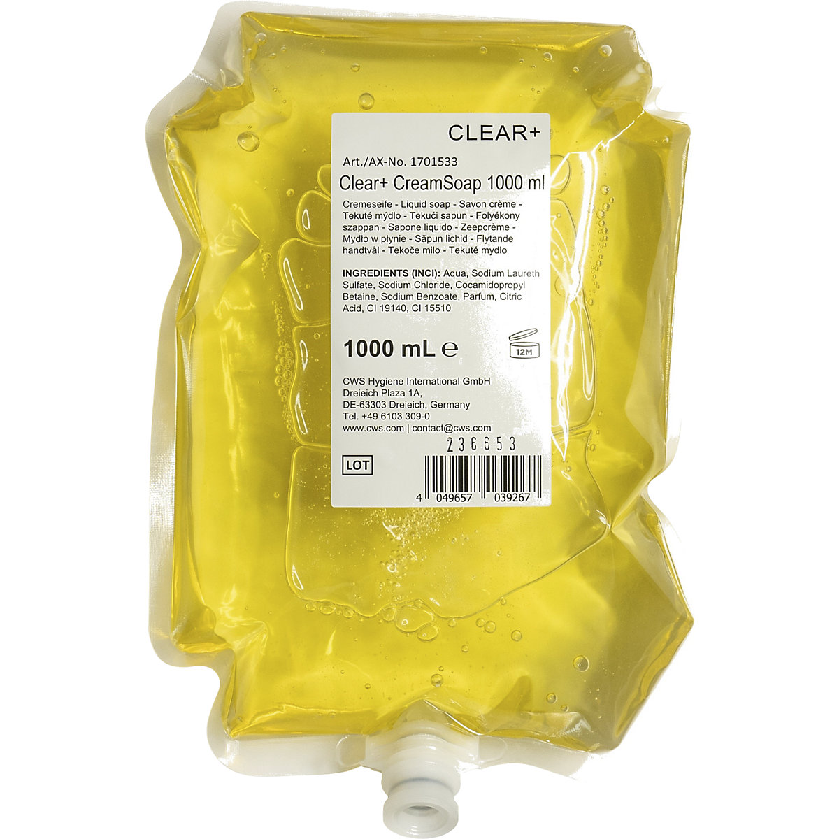 Sapone crema Clear+ - CWS