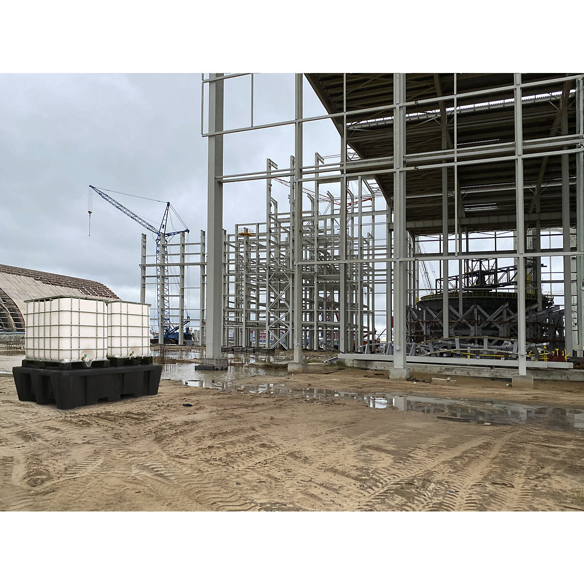 Vasca di raccolta in PE per serbatoi IBC/KTC (Foto prodotto 4)-3