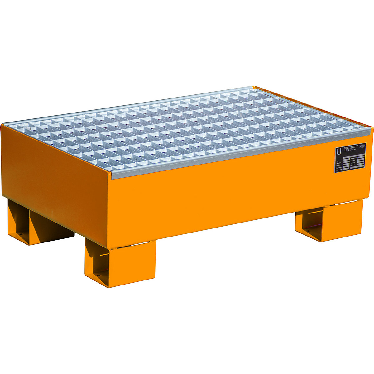 Vasca di raccolta in acciaio – eurokraft pro