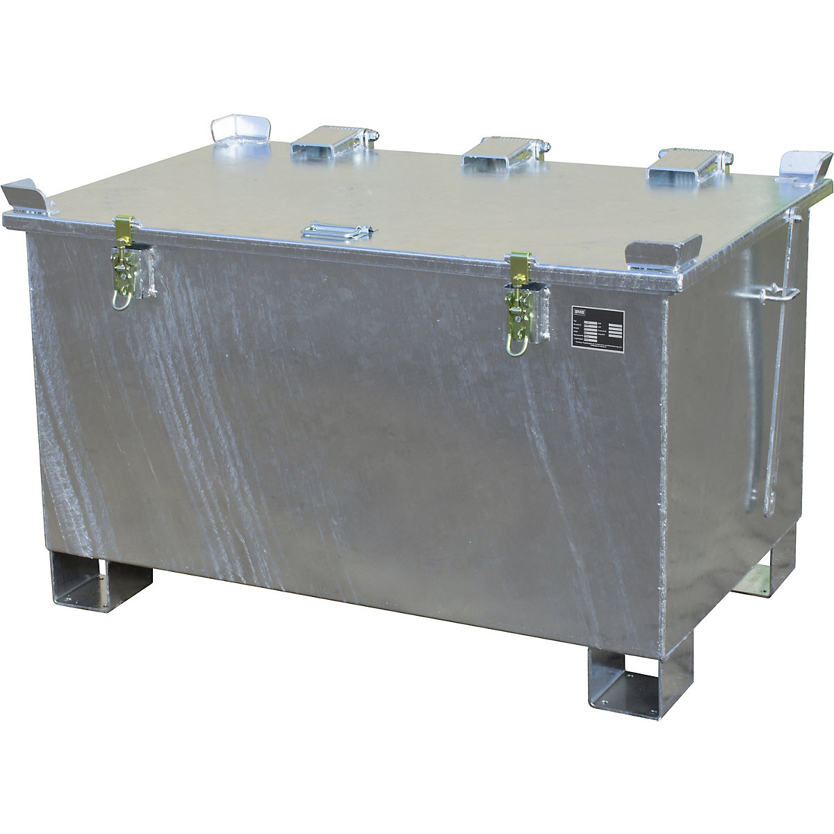 Contenitore per lo stoccaggio di accumulatori per batterie/accumulatori agli ioni di litio – eurokraft pro (Foto prodotto 4)-3