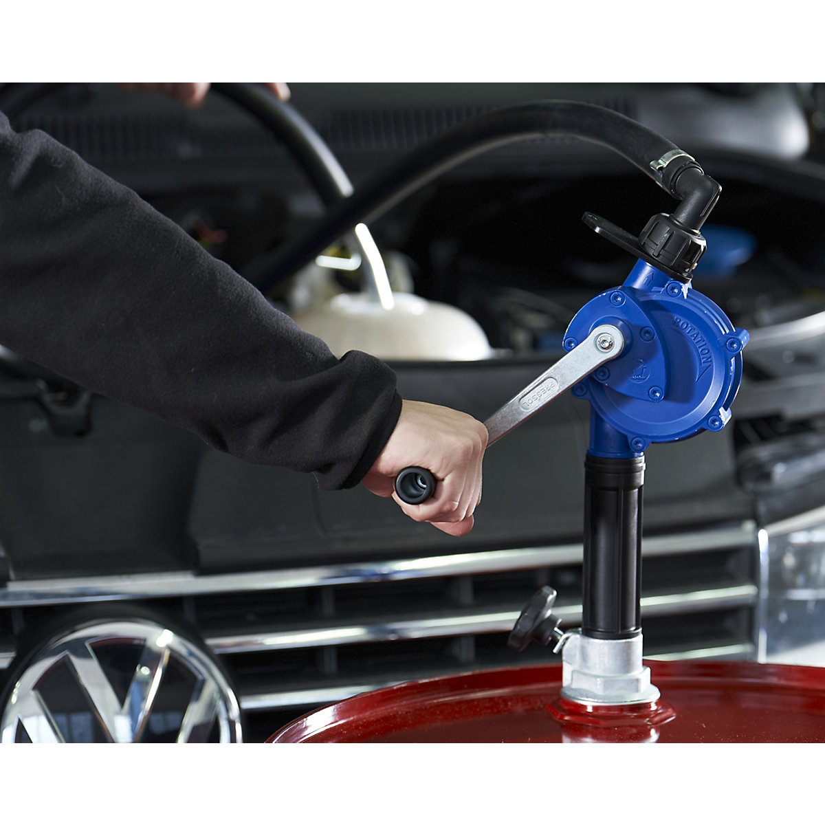 Pompa a mano rotativa con accessori – PRESSOL (Foto prodotto 5)-4